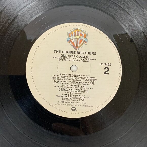 The Doobie Brothers One Step Closer Vinyl LP Record Album Warner Bros 1980 - Picture 8 of 8
